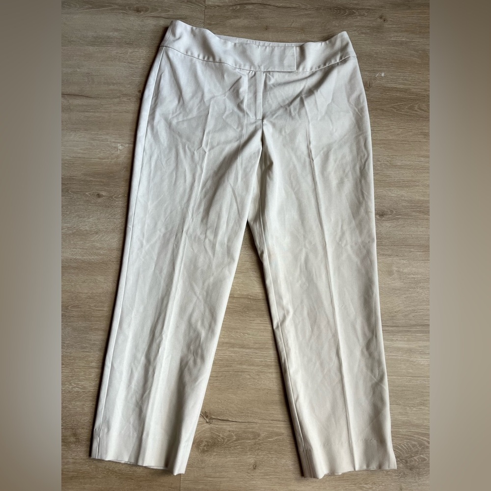 TALBOTS Heritage Stretch Khaki Tan Pants Slacks SZ 10 NWOT